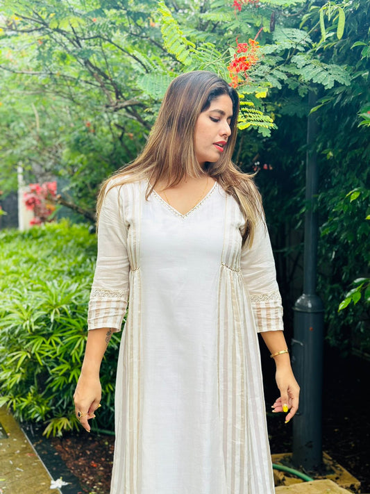 Onam Offwhite dress