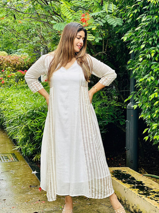 Onam Offwhite dress