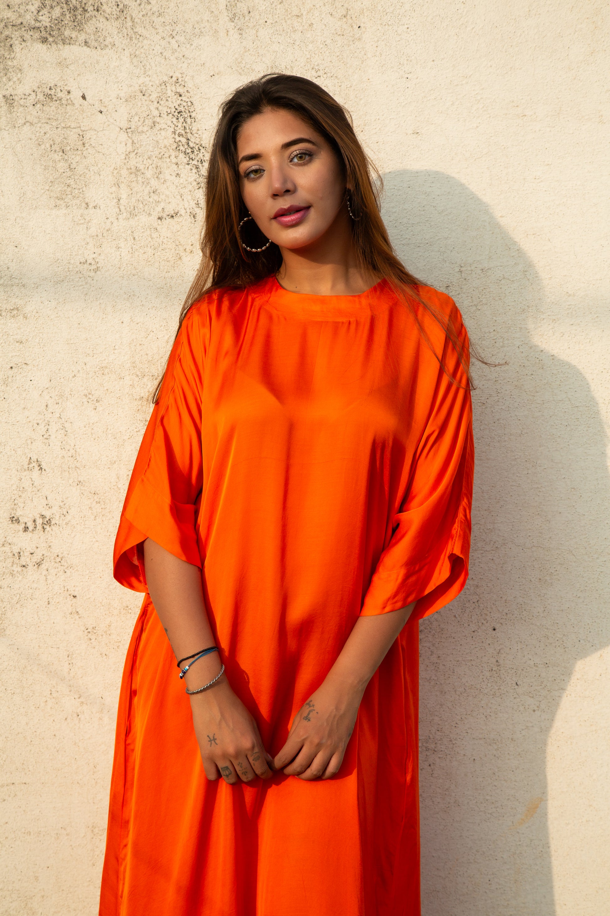 modal silk dress Mitwa