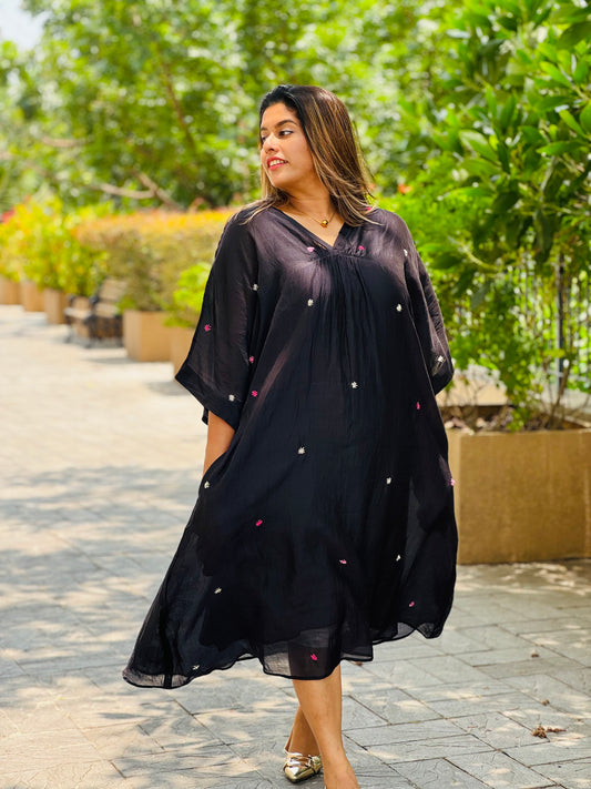 Kaftan dress black - u23