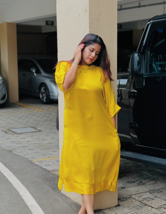 Modal shift dress
